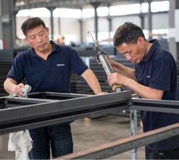 Aluminum window sealing